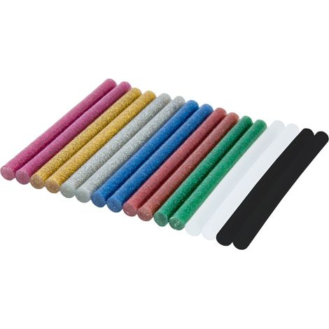 Stick di colla a caldo Dedra da 8 mm, 12 pezzi.