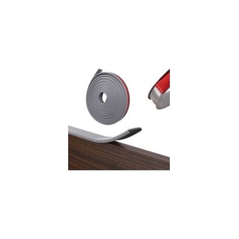Bande Adhésive U - 1 pièce, Bande Adhésive U 5m TPE 16mm Largeur Intérieure - Grise, Pour Réparation Meubles/Tables (1/5)