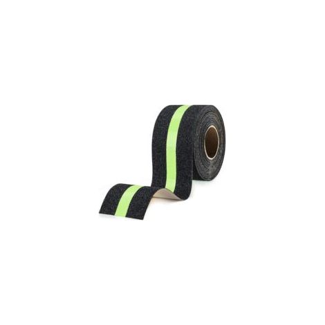 Bande Antidérapante adhésive, Bande de sécurité pour escaliers échelles sols glissants Intérieur et Extérieur, Avec Film Lumineux Brille dans Le Noir, 5 cm x 10 m (1/5)