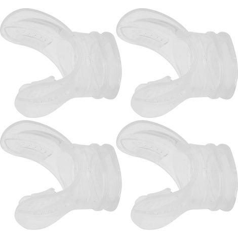 Protège-dents en Silicone 4 Pièces, Transparent et Inodore pour Plongée et Sports Aquatiques