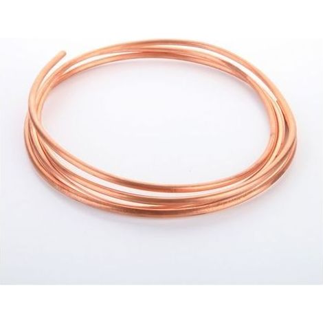 2 m fil de cuivre, tube souple pour tuyaux de refroidissement, Ø ext 3 mm / Ø int 2 mm, câblage et réparation frigorifique (1/5)