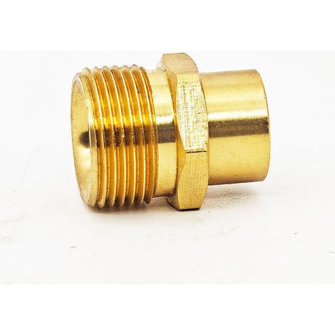 Accessories for household car washes: 141.5 mm inner copper adapter to 221.5 mm outer copper adapter for high-pressure cleaner water guns. (1/4)