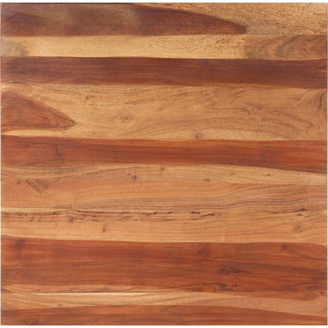 Dessus de table bois massif d'acacia 15-16 mm 80x80 cm (1/5)