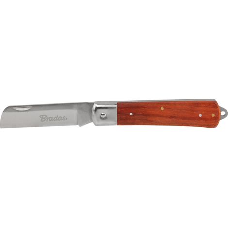 Gartenmesser Bradas v-series klappbar Holzgriff (1/3)