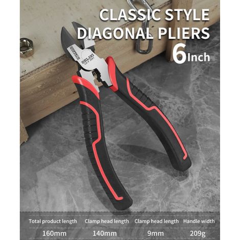 Ensemble de pinces coupantes industrielles, de pinces diagonales et de pinces à becs fins outils électriques multifonctionnels à usage général. (1/3)