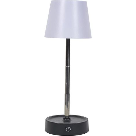 Lampe à poser led tactile télescopique blanche rechargeable USB (1/5)