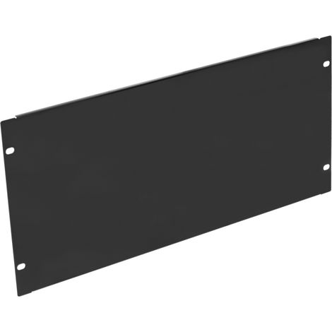RackMatic - Panneau d'obturation 5U pour serveur rack 19" Couvercle en acier noir (1/5)