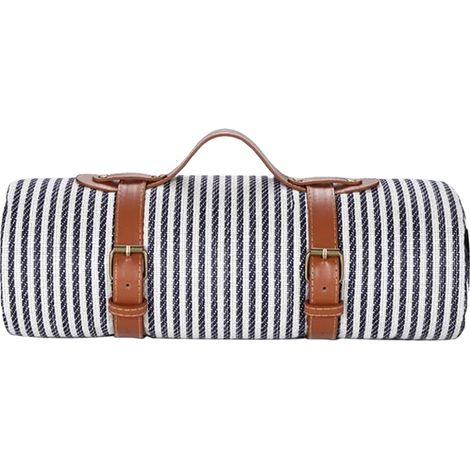 manta de picnic, 150x200 cm, impermeable, aislante, resistente a la arena, con asa, para camping y playa. (1/5)