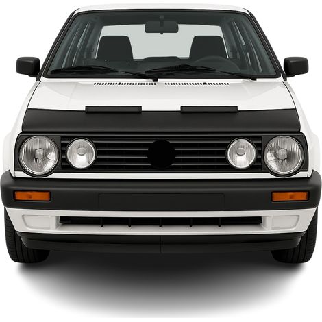 Protège Capot compatible avec VW Golf 1983 à 1991, Bra de Capot Protection, Noir