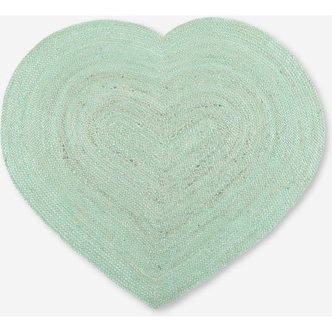 PACK DE 2 UNIDADES MANTEL INDIVIDUAL CORAZON AGUAMARINA 45X55CM (1/2)