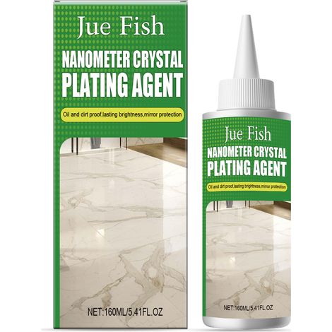 Agent de revêtement nano JUE FISH pour le polissage et la cristallisation du marbre, agent de revêtement pour atténuer les rayures et restaurer les carreaux 160 ml (1/5)