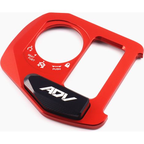 Suitable for modifying the Honda ADV160 motorcycle: ignition lock protective cover, key switch lock, aluminum alloy decorative cover. (1/5)
