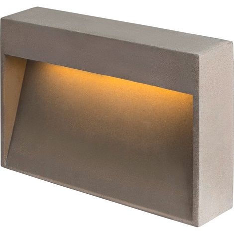 WL applique murale CONCRETO M gris 12W 350 lm 3000 K - SLV - 1006404 (1/3)