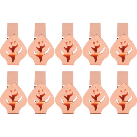 Set mit 10 verdickten Tischdeckenclips aus Edelstahl, robuste Befestigungen für Tischdecken, für den Innen- und Außenbereich, Picknicks (1/5)