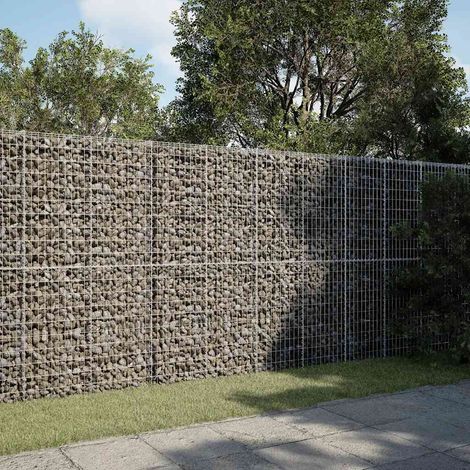 Cesta de gaviones con cubierta hierro galvanizado 300x50x200 cm
