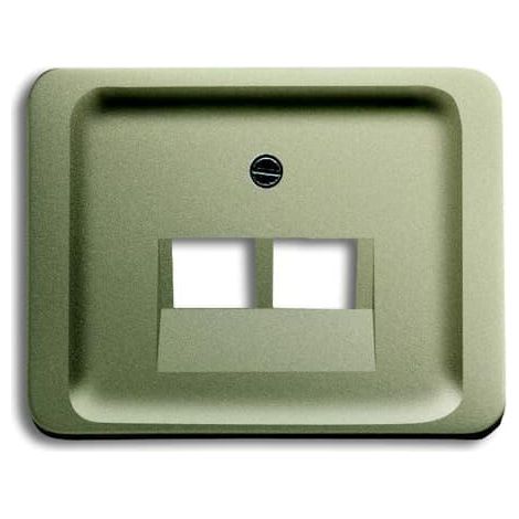 Enjo Double Rj45 Alpha Palladium 2CKA001710A3321 ABB 580936
