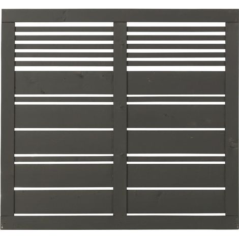 Plus Zaun Silence 120 x 110 cm umbragrau fungizidbehandelt