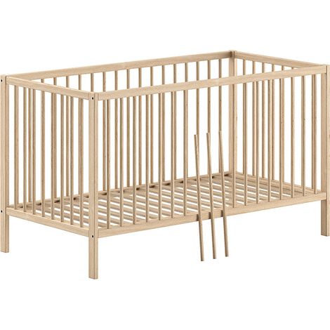 Cama evolutiva 70x140 con somier Vipack Meryl Madera (1/4)