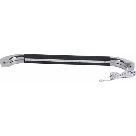 Poignée lumineuse LED 495mm 19.49in pour entrée camping-car, bateau, yacht, remorque - Barre d'aide et poignée de porte (1/5)