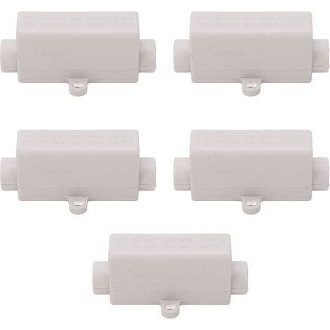 Packung mit 5 Hochleistungskabelverbindern 100 A 1000 V, Querschnitt 2,5-16 mm², für elektrische Verkabelung. (1/5)