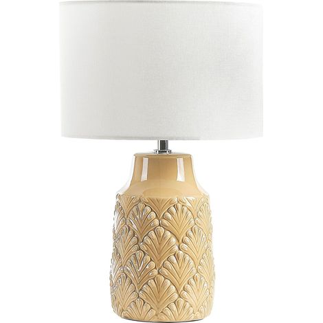 Tischlampe BALAO Keramik Gelb