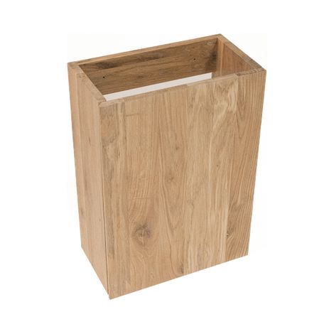 Saniclass Holz Pure meuble lave-mains - 39.4x21.5x55cm - 1 porte - Chêne naturel (1/5)