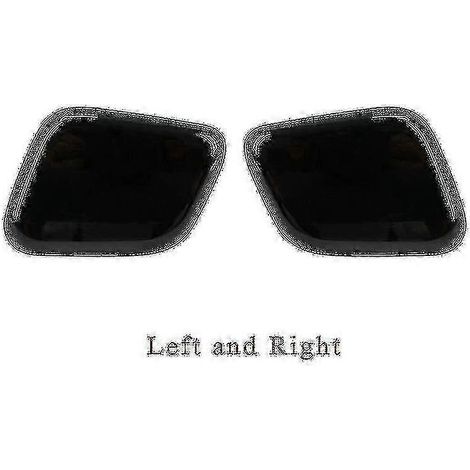 Couvercle de buse de lave-phares avant pour Nissan Qashqai Dualis J11 2014-2018, bouchon de jet d'eau non peint (1/4)