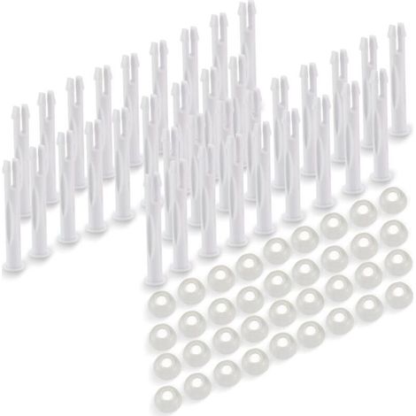 Kit d’étanchéité en caoutchouc et de goupilles modèle 25018 — adapté aux piscines rondes à structure métallique Intex (diamètre de 13 à 24 pieds), goupilles d’étanchéité de 2,75 pouces, 36 pièces par