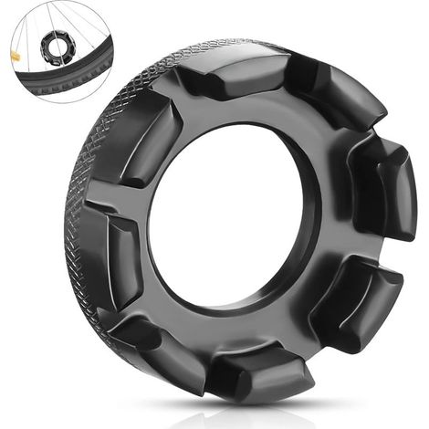 Fahrradspeichenschlüssel, 6 Größen, 10-15 Gauge, für Fahrräder, 1-in-1 Radschlüssel für Fahrradreparaturen, Fahrradräder
