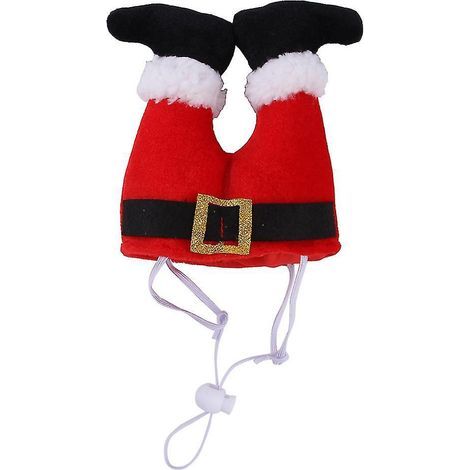 Chapeau de Noël pour animaux de compagnie, pantalon de Père Noël, accessoires photo amusants pour chats et chiens (1/4)