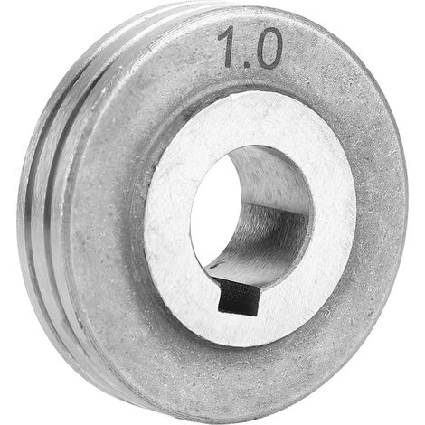 Roulette de guidage fil de soudure en acier inoxydable 0.8/1.0/1.2/1.4/1.6 mm, galet d'alimentation MIG (1.0mm) (1/5)