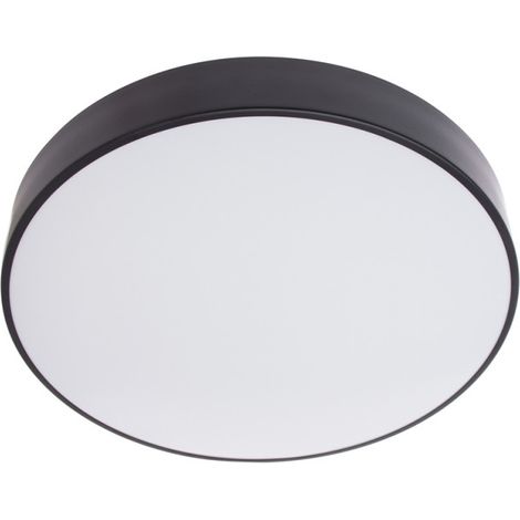 Xanlite – Plafonnier LED rond noir IP44 2200 lumens CCT 2700-4000K – Éclairage puissant pour salles d'eau et jardins – PL2000R33NIPCCT (1/5)