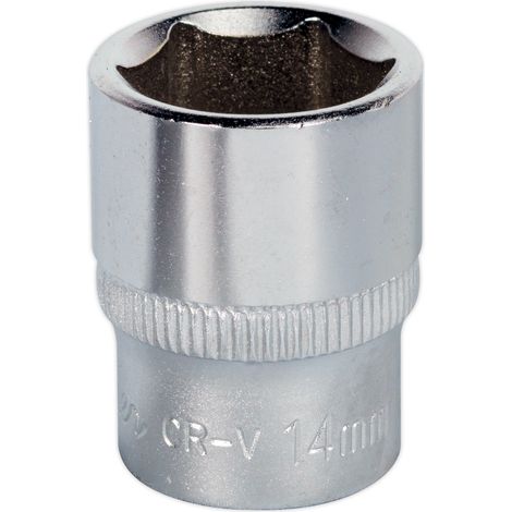 Sealey S1414 Premier Socket 1/4"Sq Drive 14mm