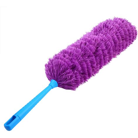 Chiffon microfibre doux antistatique lavable pour nettoyage maison meubles voiture violet (1/5)
