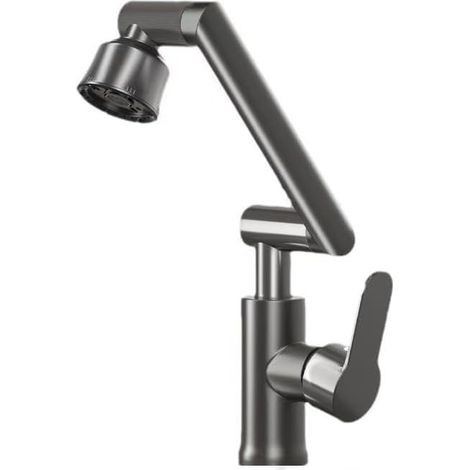 Mitigeur de lavabo - inox - pour meuble-lavabo et sanitaires (1/5)