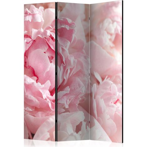Paravento - Sweet Peonies [Room Dividers] - 135x172 (1/4)