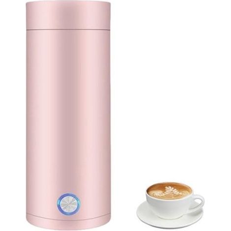 Bouilloire électrique portable - mini bouilloire de voyage de 400 ml - compacte et portable - arrêt automatique - chauffe rapidement - sûre et fiable (1/5)