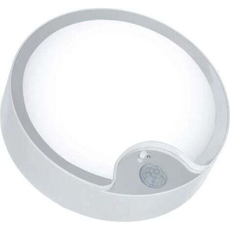 LED-Deckenleuchte mit Bewegungsmelder, superhelle, batteriebetriebene Innenleuchte, für Dachboden, Waschküche, Garage, Flur, Treppenhaus, 19 cm, 300 lm, Tageslicht