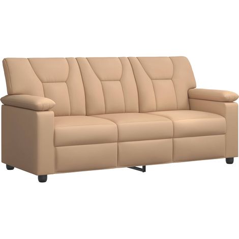 Divano Cappuccino 191 x 85 x 93 cm Similpelle vidaXL
