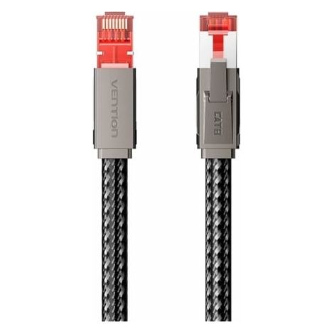 Cable de Red RJ45 SFTP Vention IKMHG Cat.8/ Gaming/ 50cm/ Gris