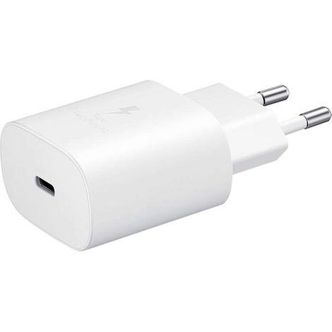 Samsung USB Adapter - Ohne Kabel - USB Typ C 25W Charger- 3A - white Blister (1/4)