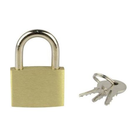 Candado Standard Bruder Mannesmann Oro Amarillo 30 mm