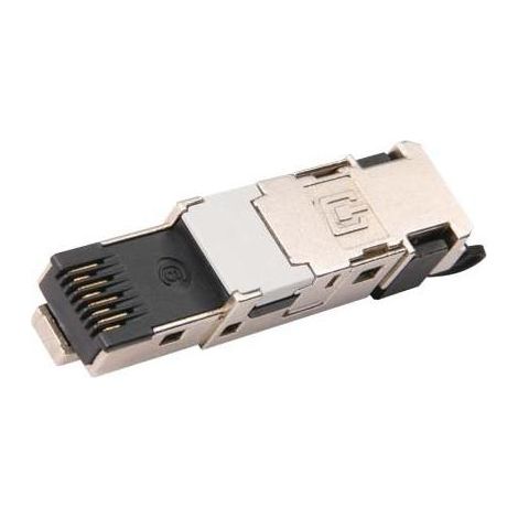 Telegärtner 100007492 STX RJ45-Stecker T568B CAT6 100007492 Stecker, gerade Zink-Grau 1 St. (1/2)