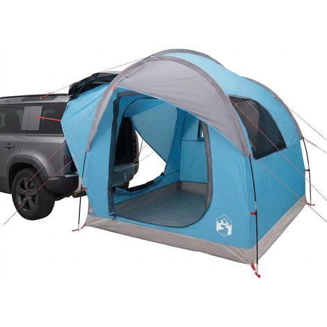 vidaXL Tienda para coche Azul 3 personas Poliéster y Acero (1/2)