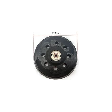 125-mm-Schleifscheibe für Metabo SXE 325, Intec 425, Turbotec Schleifmaschinen – Schwarz – Kompatibel mit 631220000