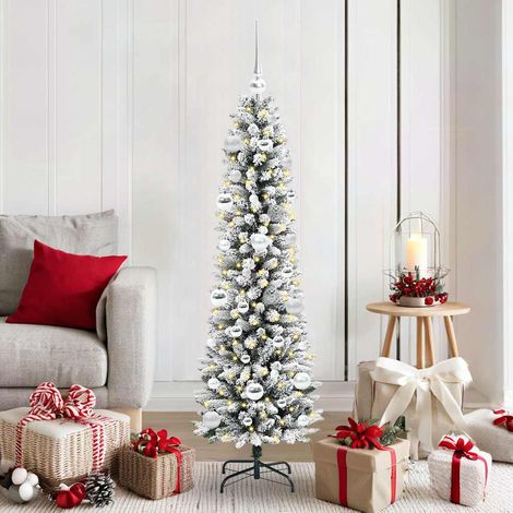 Árbol de Navidad artificial con 150 LED verde y 150 cm