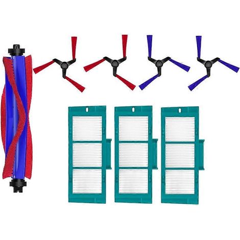 brosses principales rotatives, filtres HEPA et brosses latérales compatibles avec l'aspirateur robot Spot+Scrub Ai - Pièces de rechange (1/4)