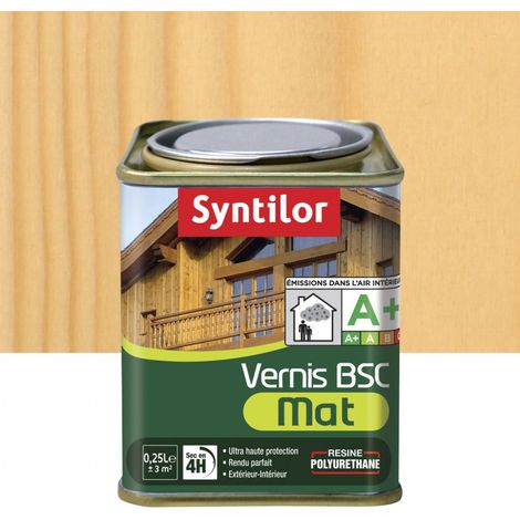 SYNTILOR vernice per legno esterna opaca incolore 0,25 l SYNTILOR