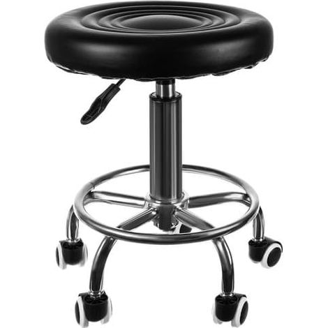 Tabouret à roulettes - Tabouret de travail - Tabouret de coiffeur - Salon de coiffure (1/5)