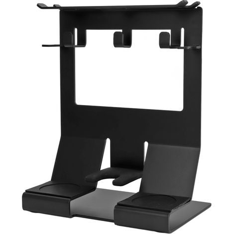 Support pour outils à café, station de tassage, support pour marteau, rangement pour la maison, le restaurant, le café ou le bureau, noir, pour poignées de café de 51 à 54 mm (1/5)